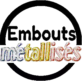 Embouts métallisés de Lacets Fun